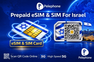 Pelephone Prepaid eSIM & SIM Card