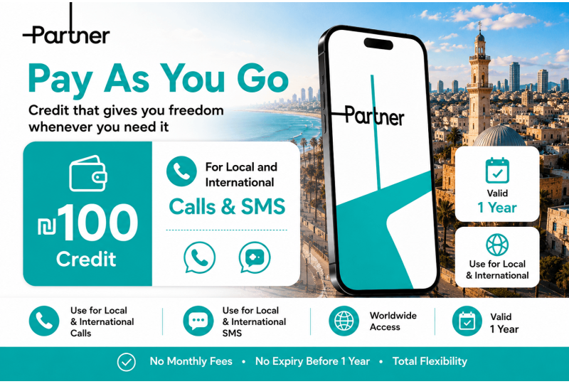 Partner Prepaid Israel eSIM & SIM Card