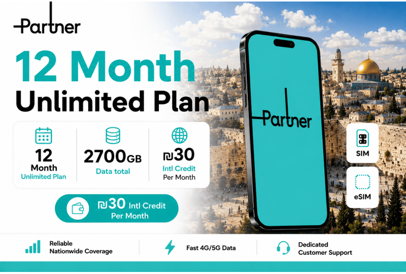 Partner Prepaid Israel eSIM & SIM Card