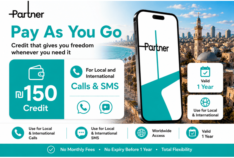 Partner Prepaid Israel eSIM & SIM Card