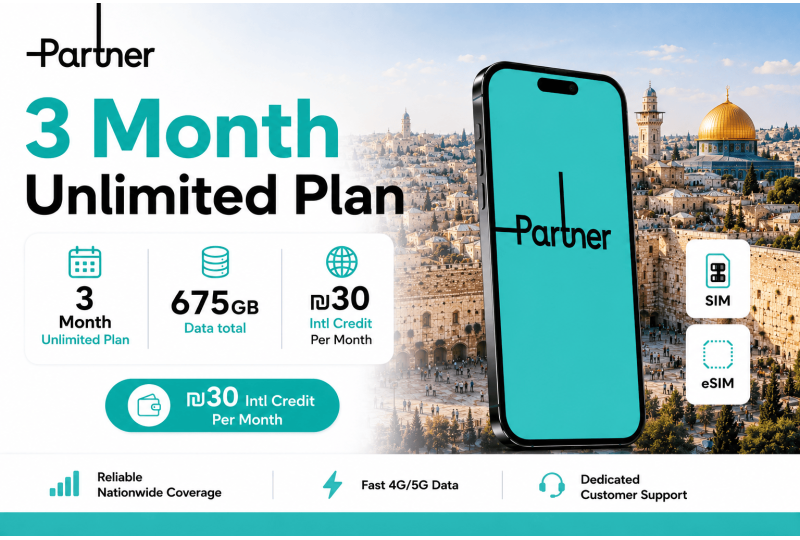 Partner Prepaid Israel eSIM & SIM Card