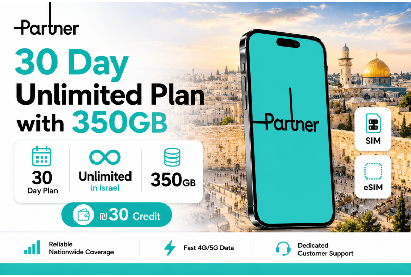 Partner Prepaid Israel eSIM & SIM Card
