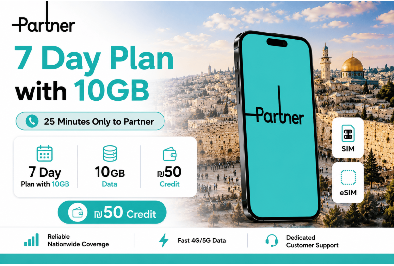 Partner Prepaid Israel eSIM & SIM Card