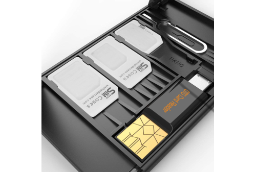 SIM CARD STORAGE CASE & PHONE STAND + USB MEMORY CARD FLASH READER