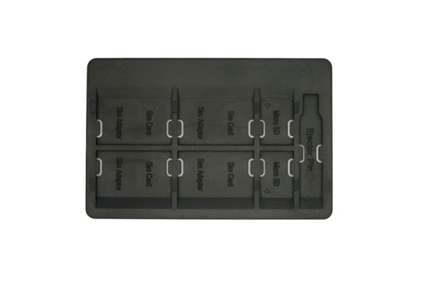 SIM Card Storage Holder with 6 Adapters & 1 Iphone Eject Pin