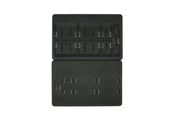 SIM Card Storage Holder with 6 Adapters & 1 Iphone Eject Pin