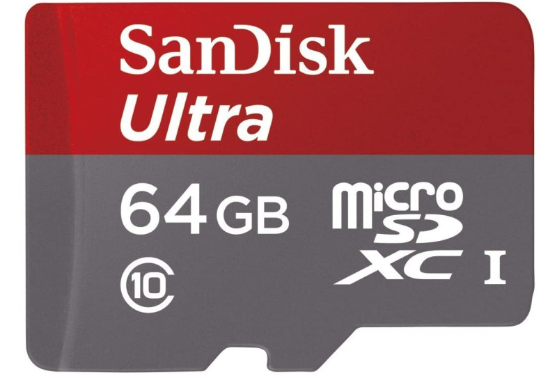 SanDisk Ultra 64GB UHS-I/Class 10 Micro SDXC Memory Card 