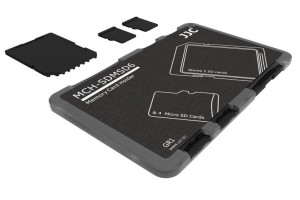 Memory Card Holder Storage Case for 2 SD Cards & 4 MicroSD Memory Cards