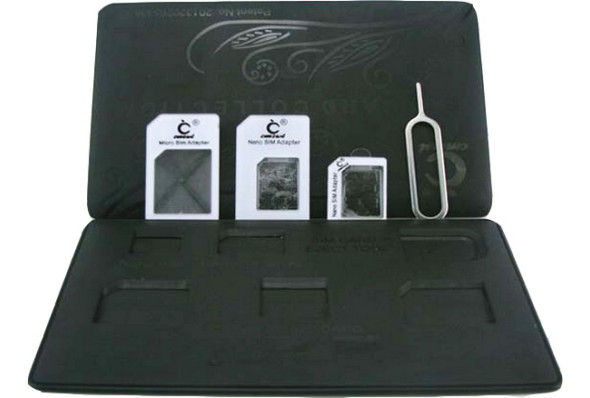 SIM Card Holder Case slim & compact, Credit Card Style