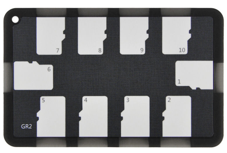 UltraSlim Credit Card size Memory Card Holder Storage Case for 10 Micro SD MSD Memory Cards