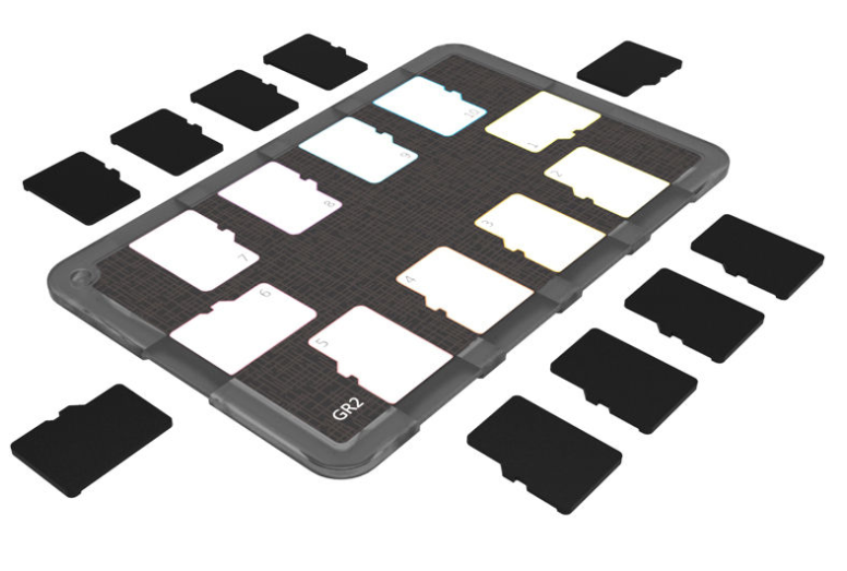 UltraSlim Credit Card size Memory Card Holder Storage Case for 10 Micro SD MSD Memory Cards