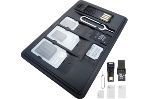 SIM Card Holder Case With Memory Card Reader