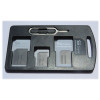 Small SIM Card Holder Case with 3 sim card adapters & Iphone Pin