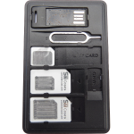 SIM Card Holder Case With Memory Card Reader