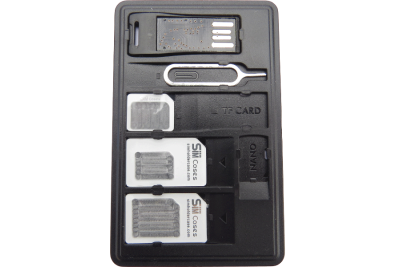 SIM Card Holder Case With Memory Card Reader