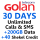 30 Day Plan • Unlimited in Israel • 200GB • ₪40 Credit