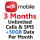3 Month Unlimited Plan + 50GB Daily Data