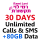 30 Day Plan • Unlimited in Israel • 80GB
