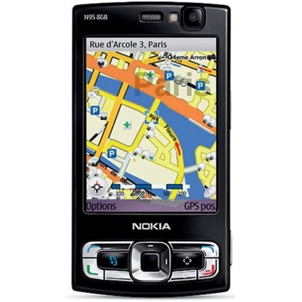 Reproducere ideologi Styrke Nokia N95-4 8 GB Unlocked Phone with 5 MP Camera, 3G, Wi-Fi, GPS, and Media  Player